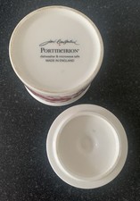 Port Merion Red Peacock Bowl With Lid By Jan Constantine