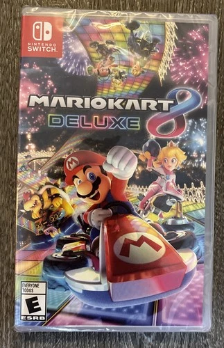 Mario Kart 8 Deluxe Nintendo Switch 2017 Video Game Brand New Sealed
