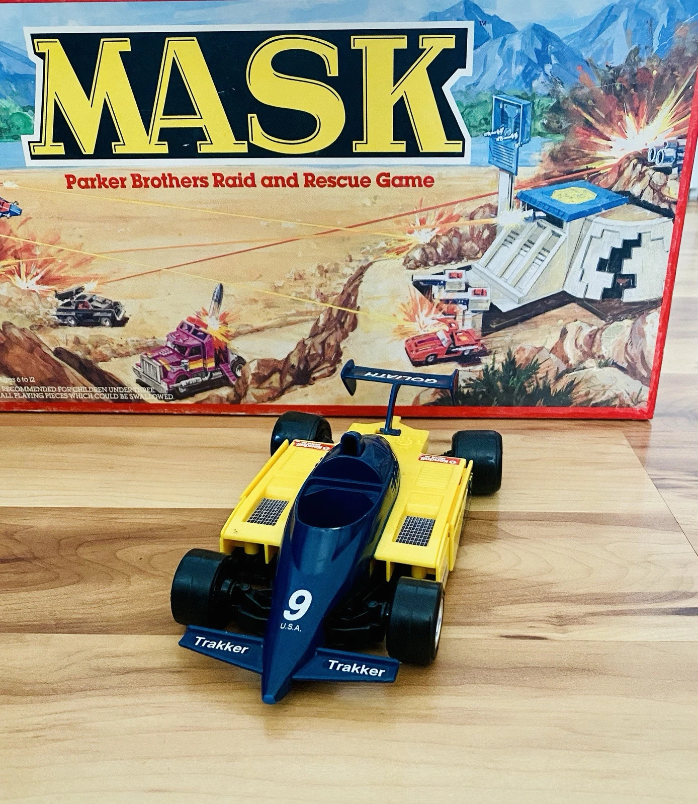 kenner golias m.a.s.k. matt trakker carro de corrida indy 