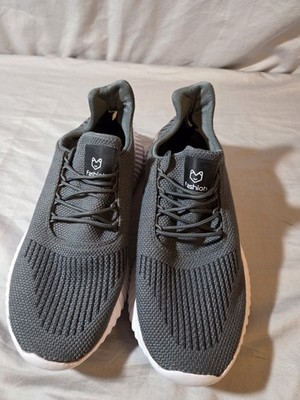Breathable And Versatile Casual Sports Mesh Men's Shoes Gray 