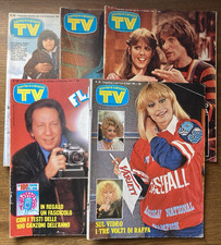 TV SORRISI e CANZONI 1980- Lotto di 5 riviste N. 28-34-41-48-50
