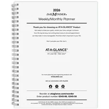 AT-A-GLANCE DayMinder Executive 2026 Weekly Monthly Refill for G545