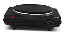  ESB-301BF# Countertop Flat Burner, Electric Hot Burner, Single Black