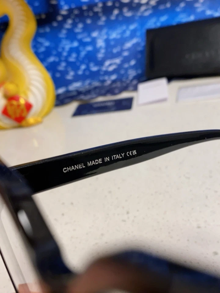 Chanel classic black frame unisex clear glasses CH5408/56-17-140 new - Image 4 of 4