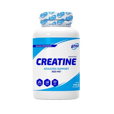 6PAK Creatine caps 120 Kapseln