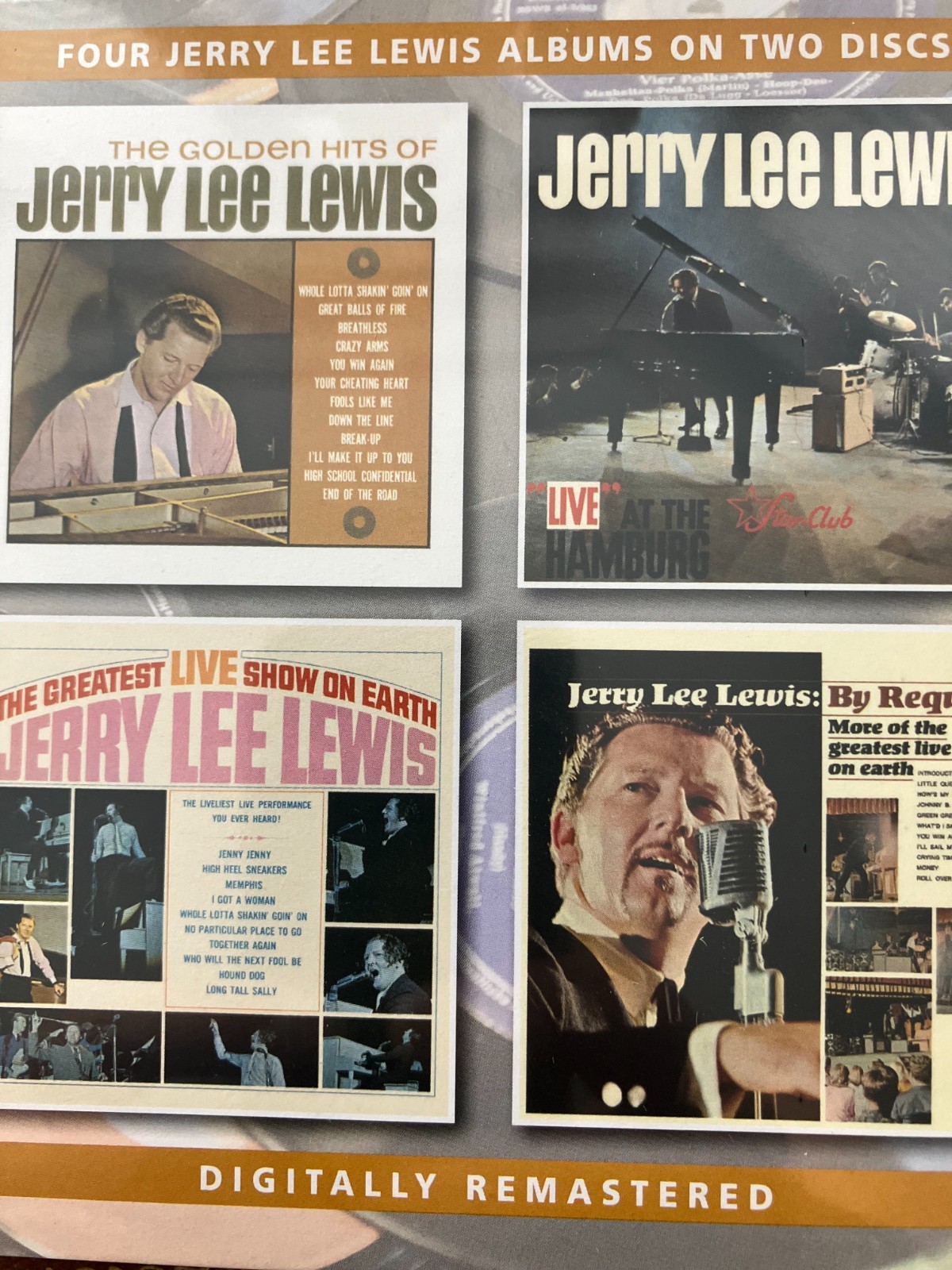 JERRY LEE LEWIS.     The Golden Hits of / Live at the Star Club / Greatest Live