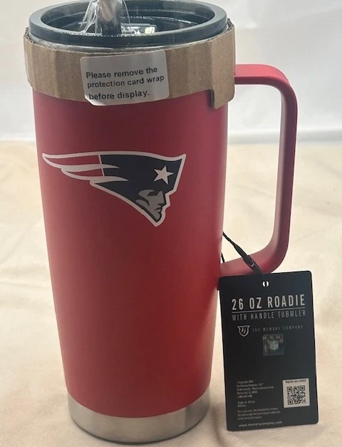 26oz Stainless Steel Insulated SpillProof Tumbler NFL New England Patriots - NWT - Image 2 of 4