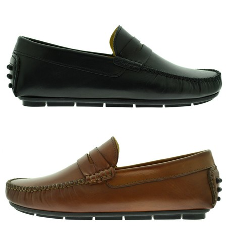 Mocassini uomo artigianali vera pelle MADE IN ITALY scarpe estive da barca  cuoio | eBay