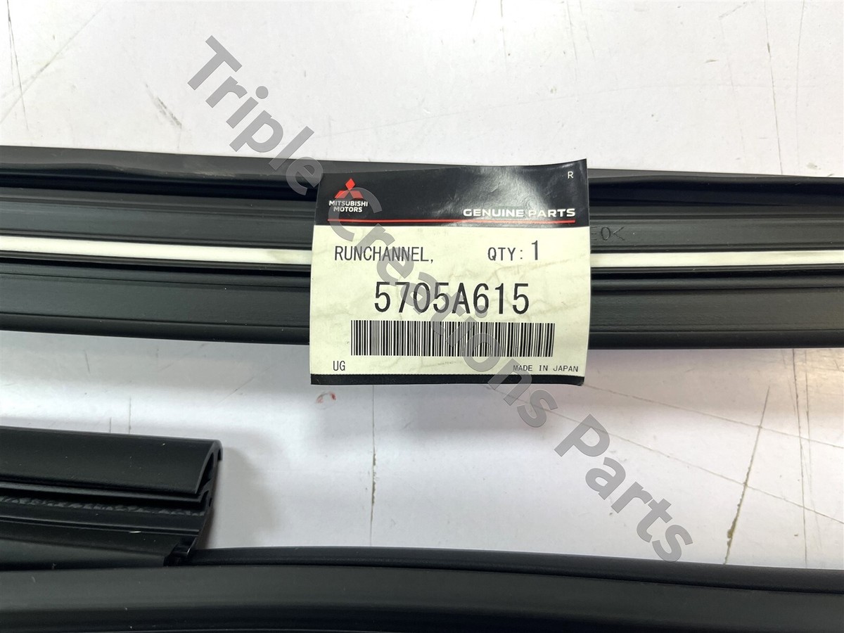 Genuine Mitsubishi 5705A615 Runchannel Front Door Window Glass LH