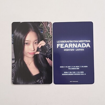 LE SSERAFIM] 2024 S/S FEARNADA in JAPAN Limited Photocard