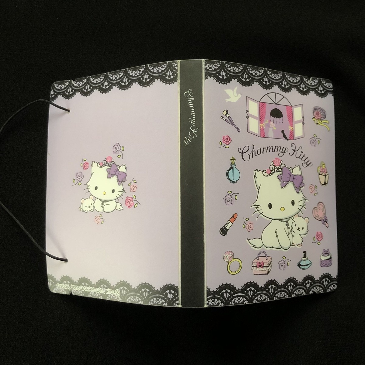 Charmmy Kitty 便箋セット希少レア Sanrio Charmmy Kitty Card Case & Mechanical Pencil Set Purple