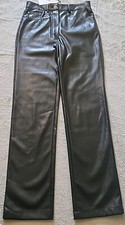 Seven7  Faux Leather Pants Women's Size Xs Black NWT 