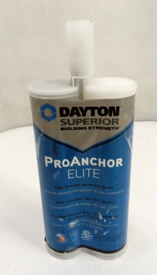 Dayton 83-100862 ProAnchor Elite высокопрочный анкерный эпоксидный картридж 21,2 унции - Изображение 3 из 4