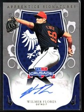 2024 Panini Crusade Wilmer Flores Auto #AS-WFR Tigers Top Prospect