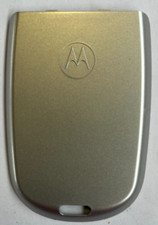MOTOROLA V400 SILVER BATTERY DOOR USED CONDIT...