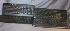 Lot 4 Microsoft Wireless Full Size Keyboards Only NO DONGLES 800/850/700 v2/2000