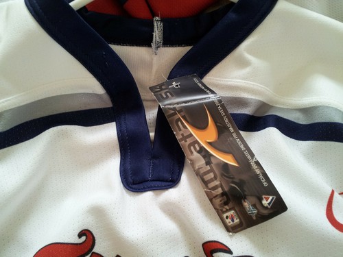 VINTAGE NWT ATAK BRAND SZLH SLOVAN BRATISLAVA #18 SATAN HOCKEY JERSEY SIZE XXL - Picture 9 of 9