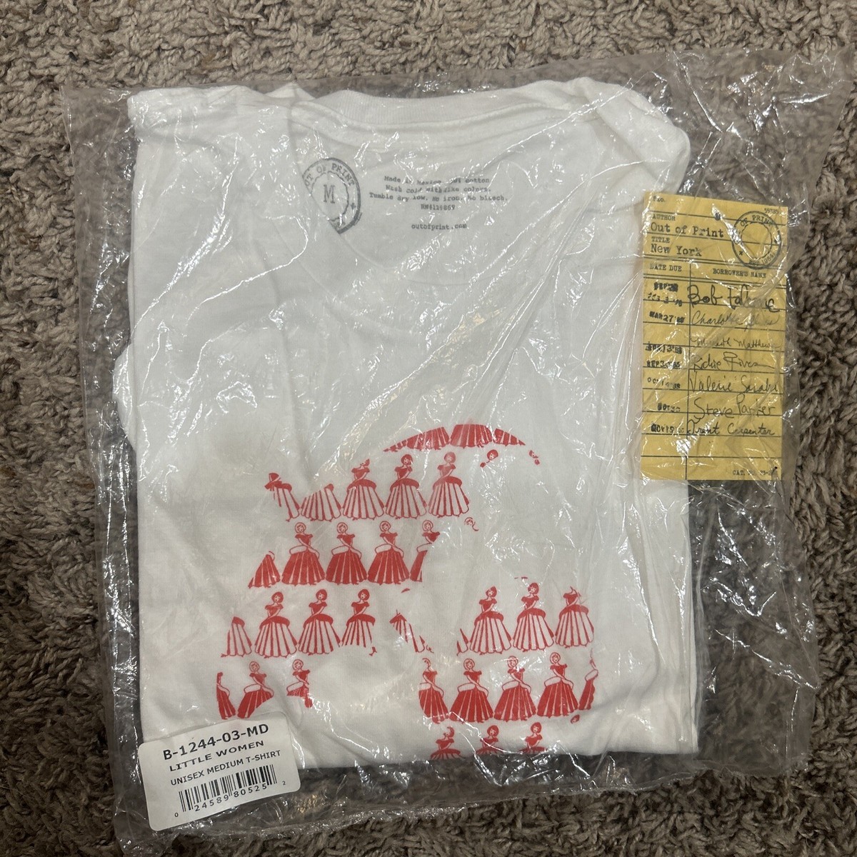 Classic Little Women Pattern Louisa May Alcott Out Of Print Tshirt