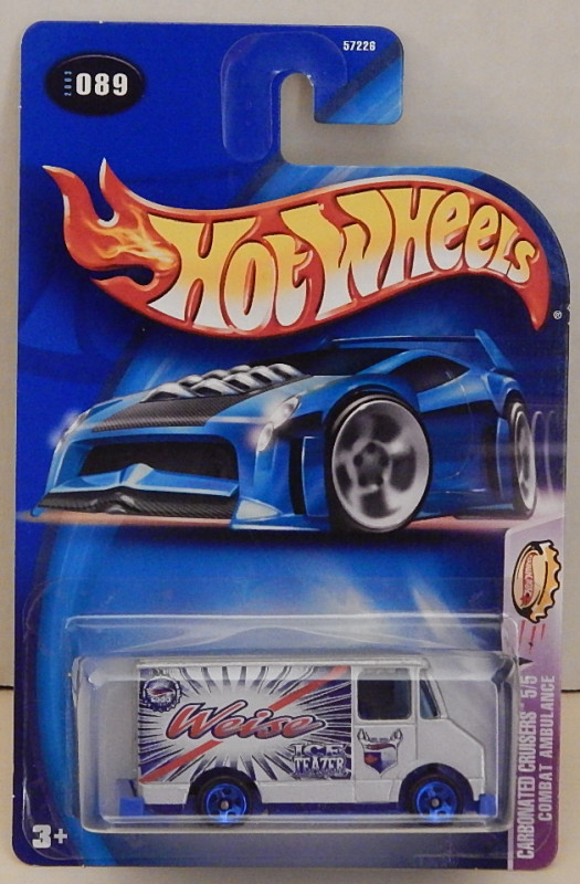 Combat Ambulance Delivery Truck Hot Wheels 2003-089 Carbonated Cruisers