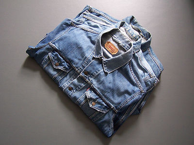 Levis 70550 Denim Trucker Jacken Herren XS Small Medium Large Extra XL XXL Vintage