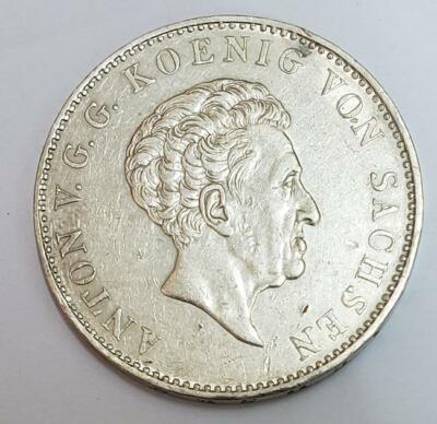 T*c様 commission 1 Thaler Konig August V 1836 Saxony German States Silver XF | eBay
