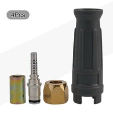 Kit Raccord Tuyau Rondelles Voiture 4 Pcs avec Manchon pour Karcher HD5/11P/HD40