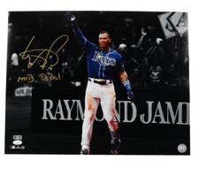 WANDER FRANCO Signed Tampa Bay Rays 16X20 Photo (JSA Signature Debut COA)