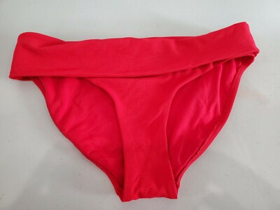 #ad Melissa Odabash Cancun Bikini Bottom Red Sz 10 $19.40