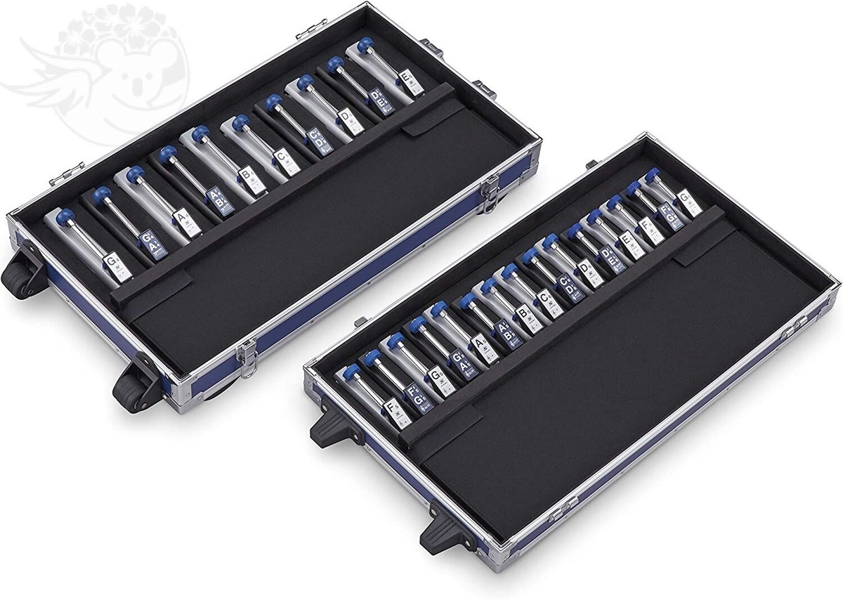 SUZUKI Tone Chimeフルセット SUZUKI Tone Chime 2 Octave 25 Sounds Basic Set HB-250N Case with