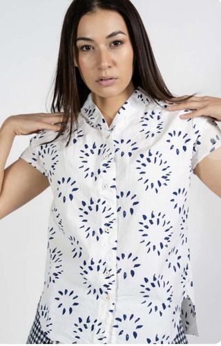 H+ HANNOH WESSEL CORALINE FLOWER SHIRT - INK
