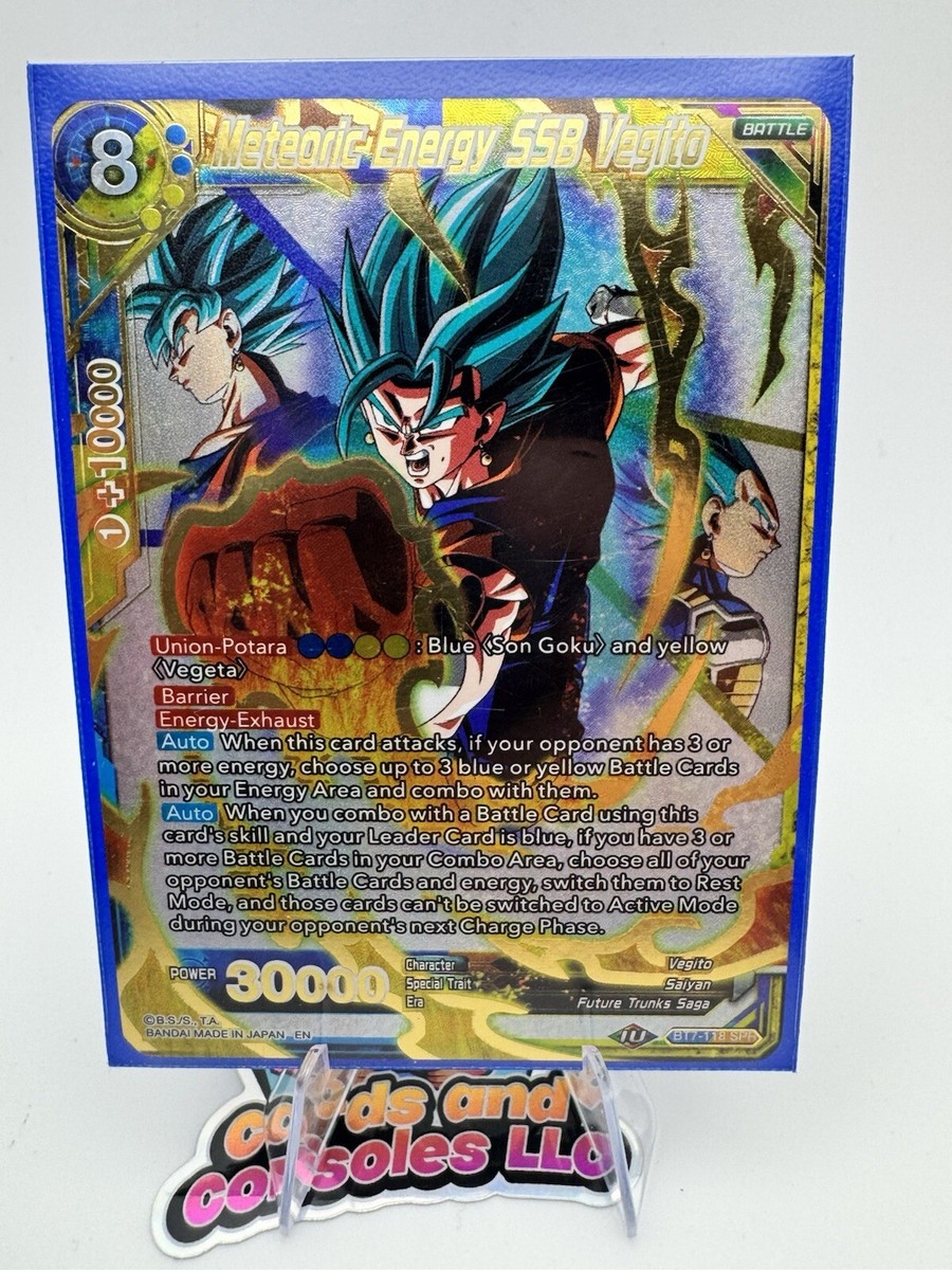 Dragon Ball Super Card Game SPR Meteoric Energy SSB Vegito (BT7