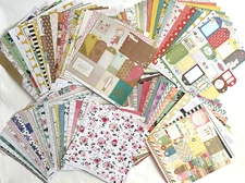 HUGE LOT - 100 sheets [CRATE PAPER] 12 X 12 PAPER  (Save 80%)