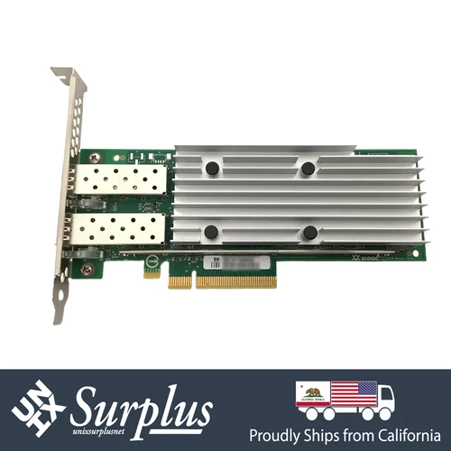 New Open Box 25Gbe SFP28 QL41262HLCU Qlogic Dual Port CNA NIC Both Bracket