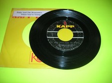 Pop 45  -   Ruby And The Romantics  -  When You're Young And In Love  -  1964