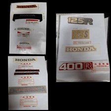 Honda Emblèmes Stickers Original Moto Divers Écrites