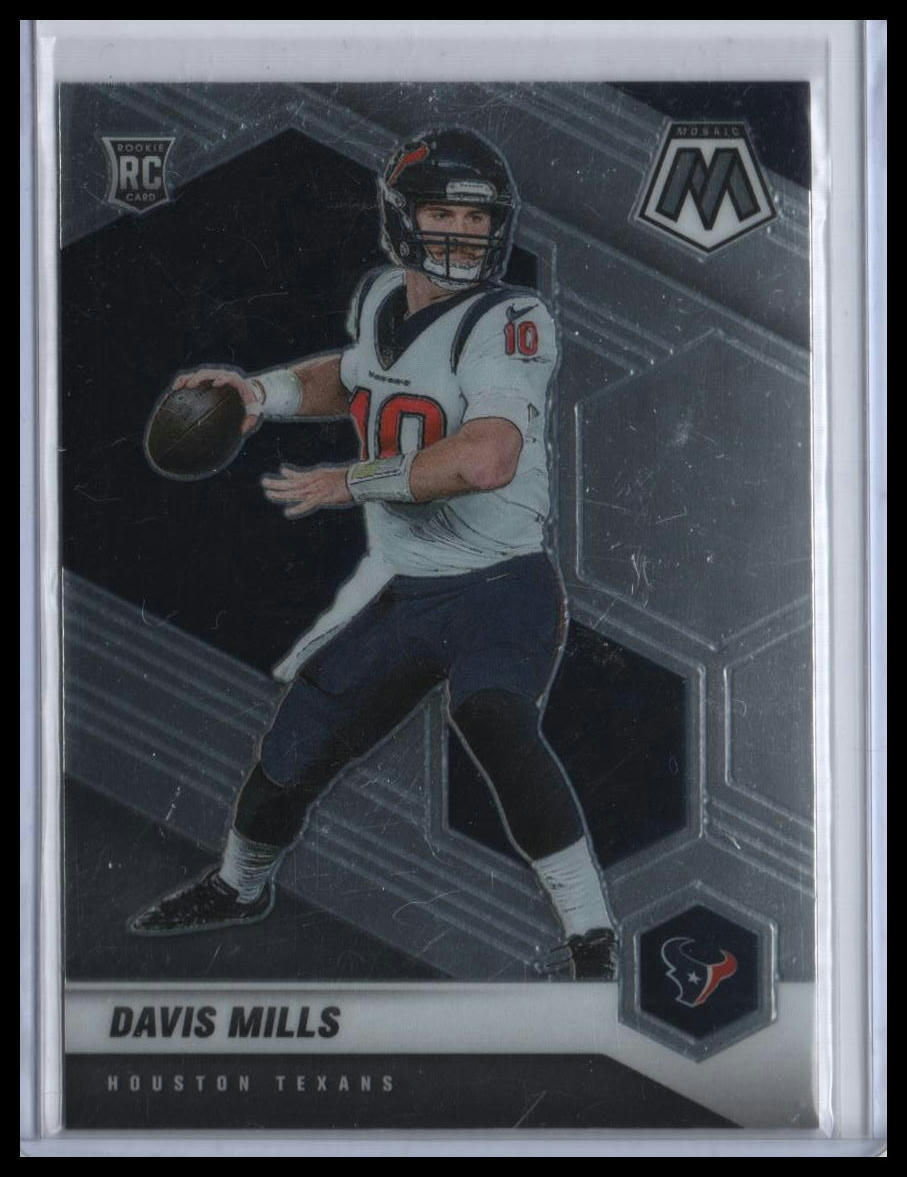2021 Panini Mosaic Davis Mills #322 Rookie