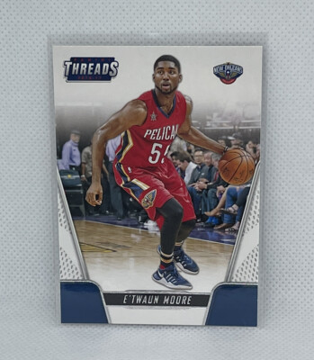 E Twaun Moore 2016-17 Panini Threads #80 New Orleans Pelicans