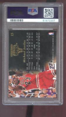 1995-96 Fleer Flair #15 Michael Jordan PSA 9 Graded Basketball