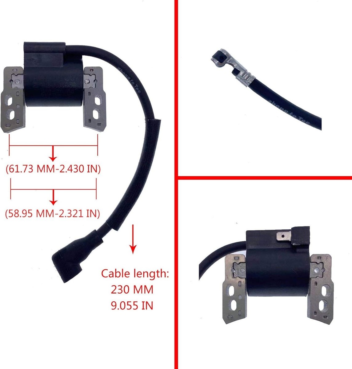 Tecumseh Parts Ignition Coil Module For 163cc 7.25ft Toro
