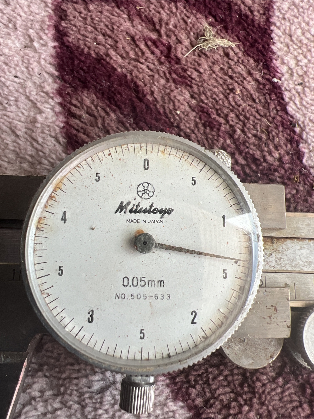 Mitutoyo Vernier Clock Caliper No 505633 eBay