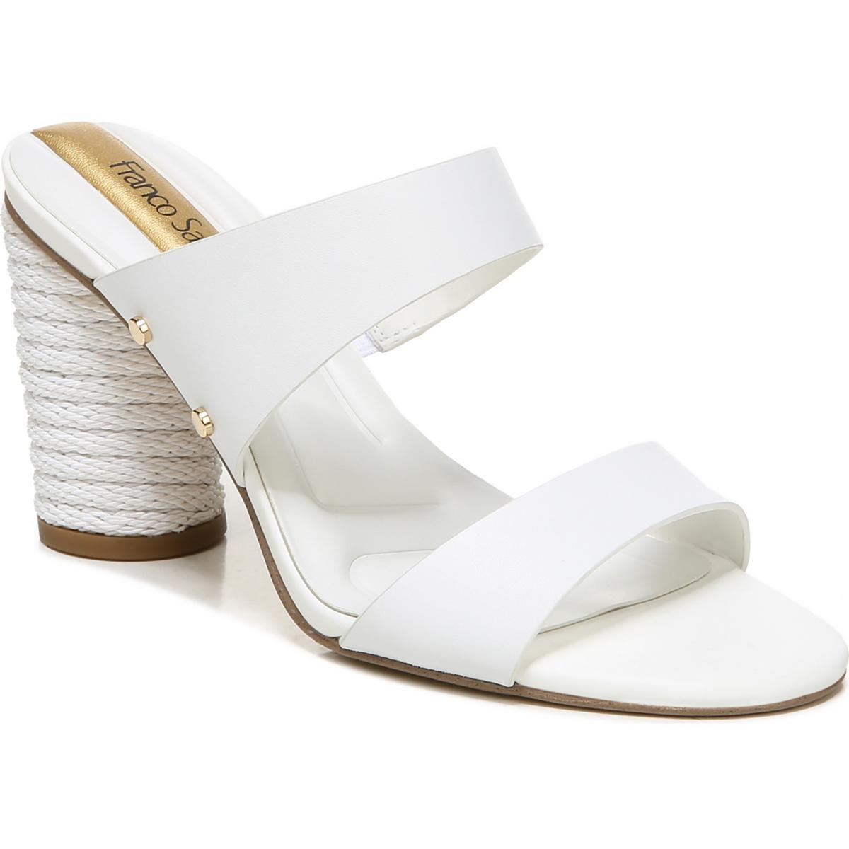Женские туфли Franco Sarto из белой кожи Olas на каблуке 9 см (B,M) BHFO 2815