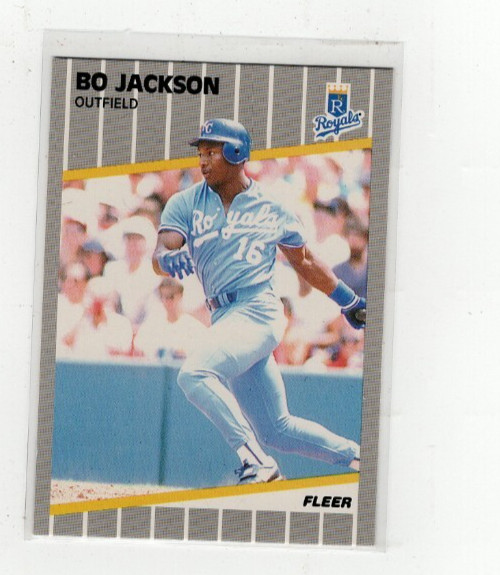 1989 Bo Jackson Fleer Glossy #285 Free Shipping (G16)