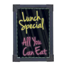 Quartet Battery Operated Led Writing Board Stylish Eye Catching 295x200mm