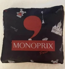 Monoprix grocery shopping tote bag reusable france supermarket Montmartre, Wine