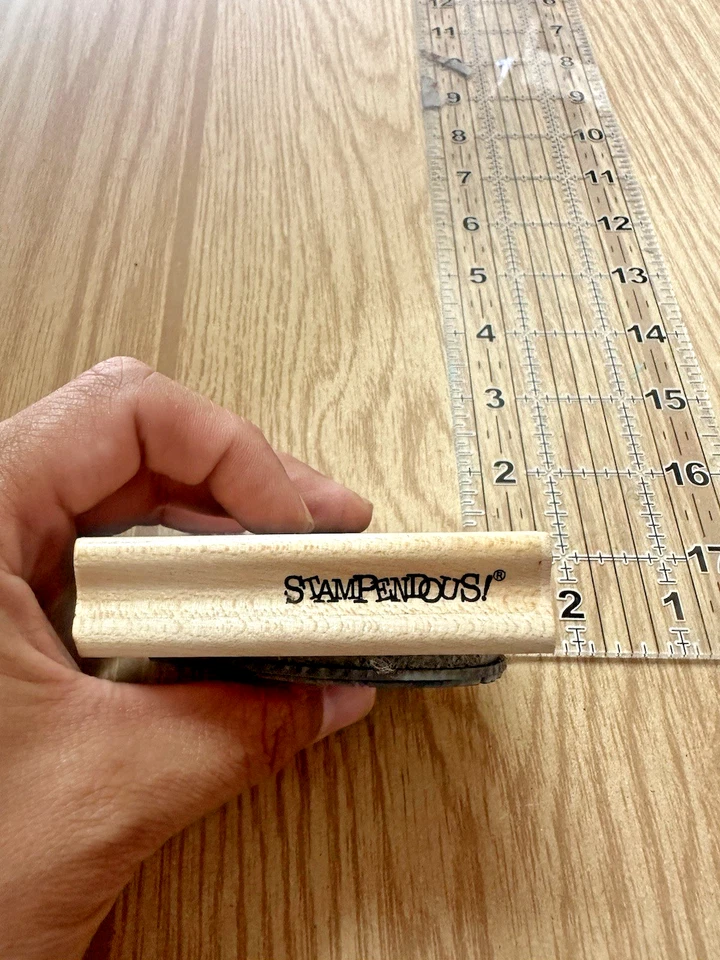 Stampendous 2007 Wooden Rubber Stamps #v143 Ornate Heart - Image 3 of 4