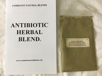 ANTIBIOTIC IMMUNE BACTERIAL VIRAL INFECTION HERBAL Blend  bacteria virus organic
