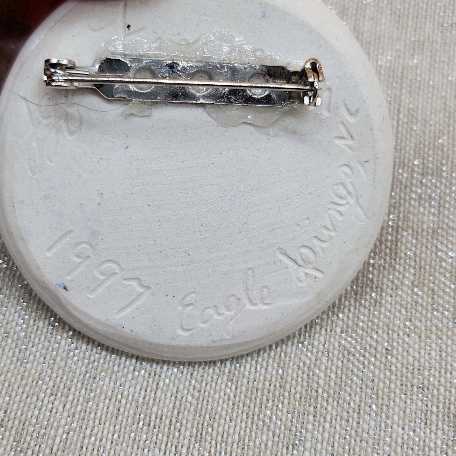 Vintage Handcrafted Signed 1997 Eagle Springs NC … - image 7