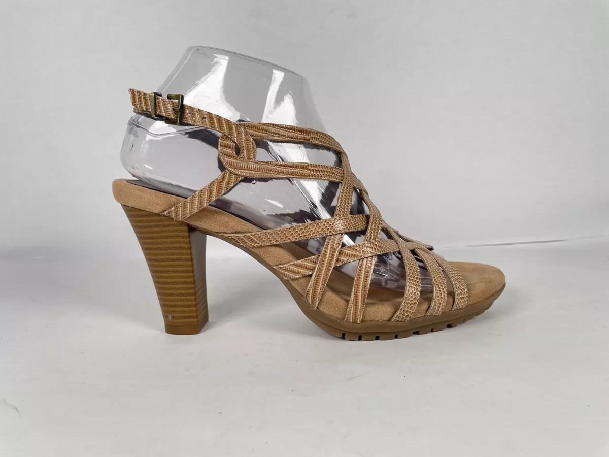 Conditional Freebie - Aerosoles Sheepskin Strappy Heeled Sandal, Women's  Fashion, Footwear, Heels on Carousell