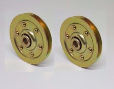 Genuine Garage Door 3 Inch Heavy Duty Sheave Pulley 200 lb Load  2 PACK 