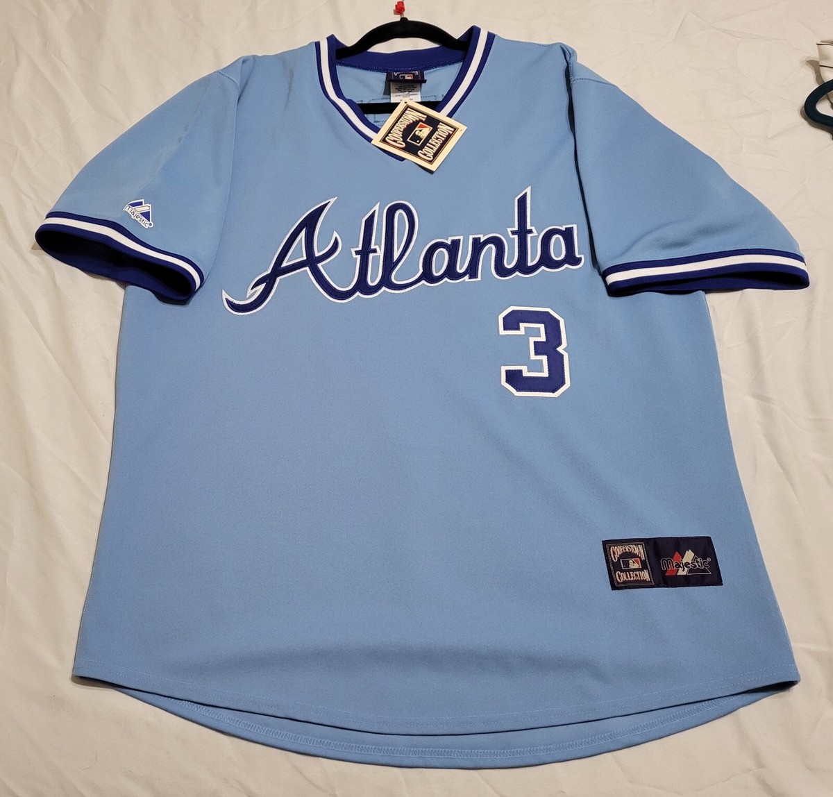 AUTHENTIC MAJESTIC MD. DALE MURPHY ATLANTA BRAVES COOPERSTOWN TBTC